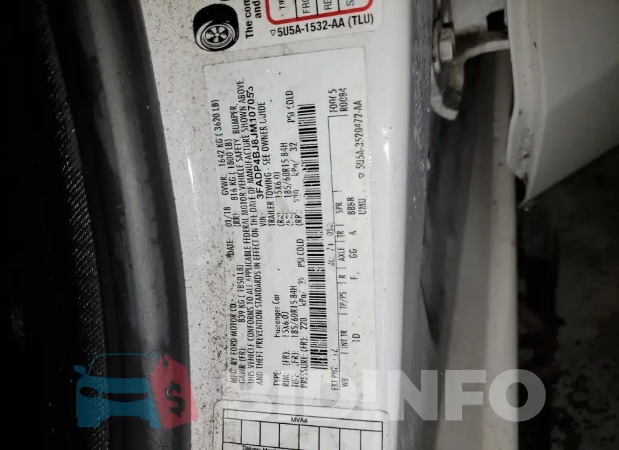 3FADP4BJ8JM107053 Photo# 12