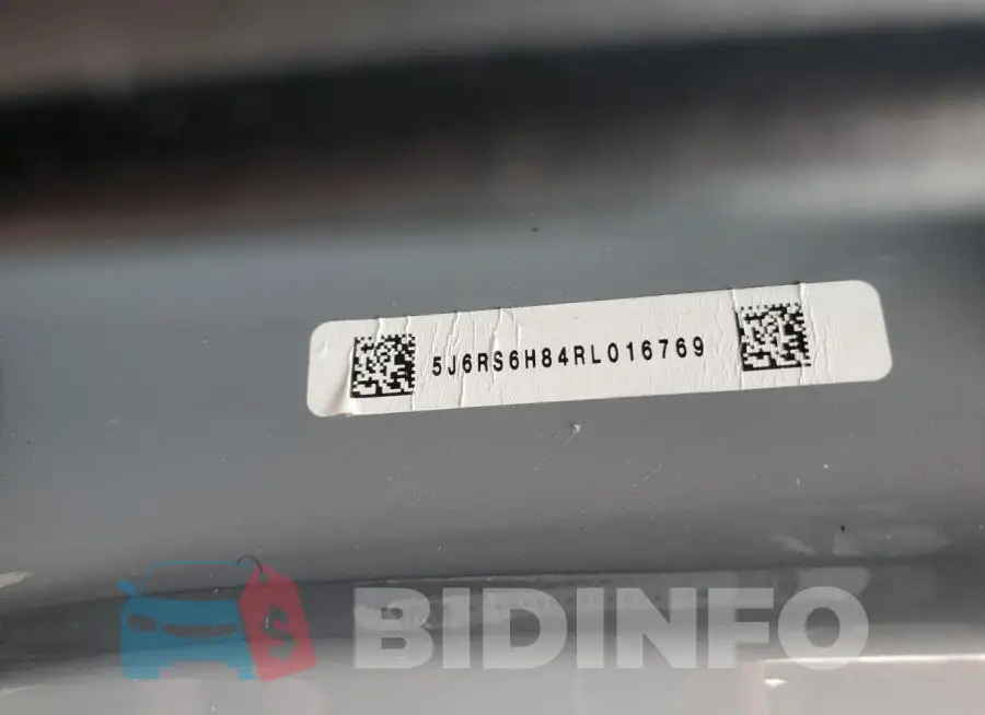 5J6RS6H84RL016769 Photo# 13