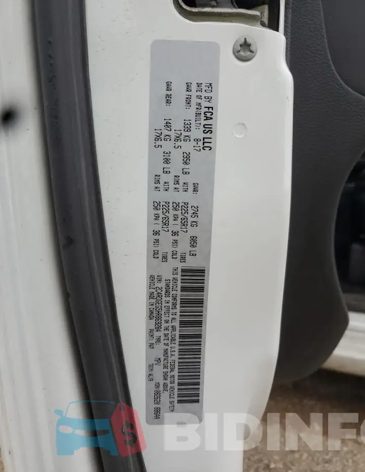 2C4RDGEG5HR869284 Photo# 12