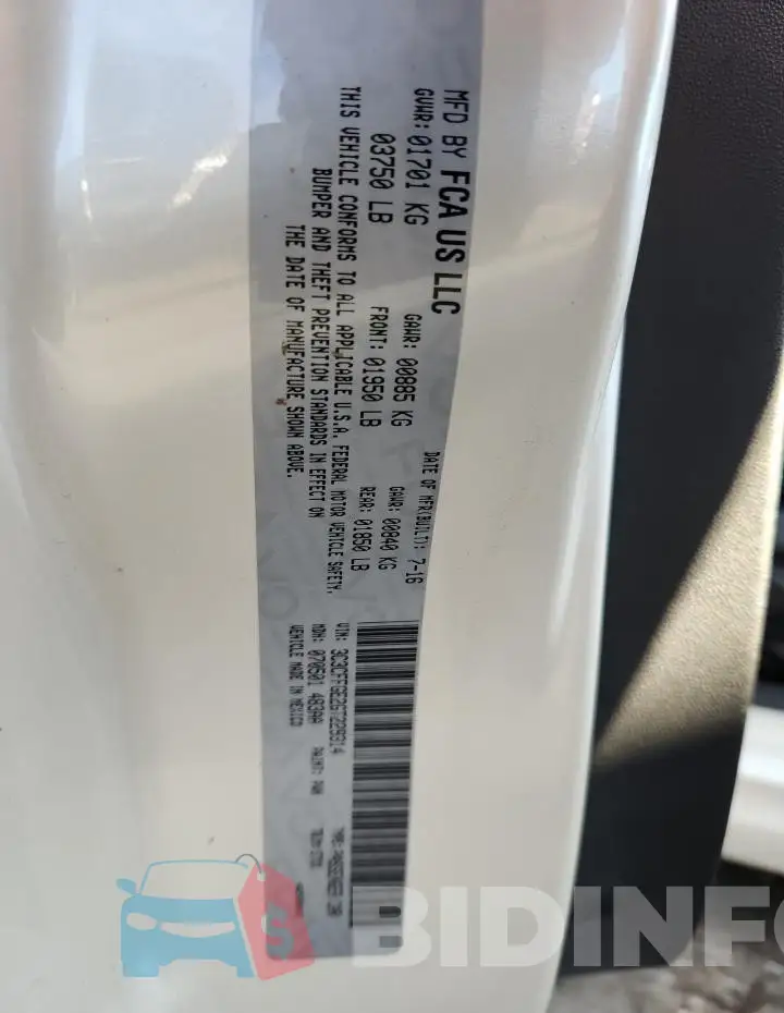 3C3CFFGE2GT229314 Photo# 12