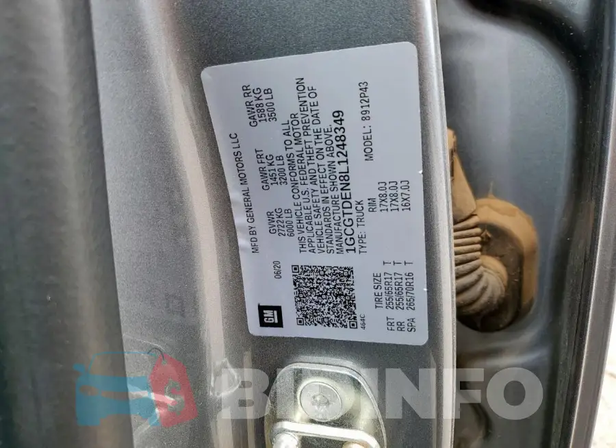1GCGTDEN8L1248349 Photo# 12