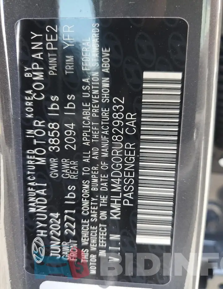 KMHLM4DG0RU829832 Photo# 13