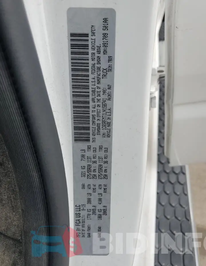 1C6SRFMT1LN158741 Photo# 14