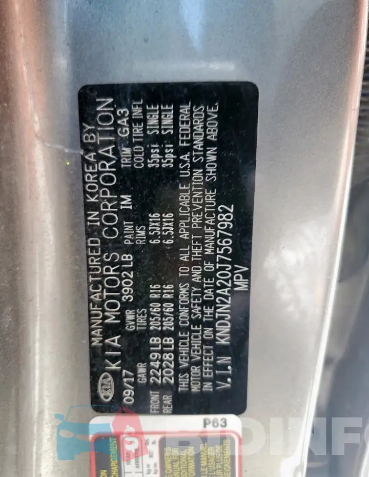 KNDJN2A20J7567982 Photo# 12
