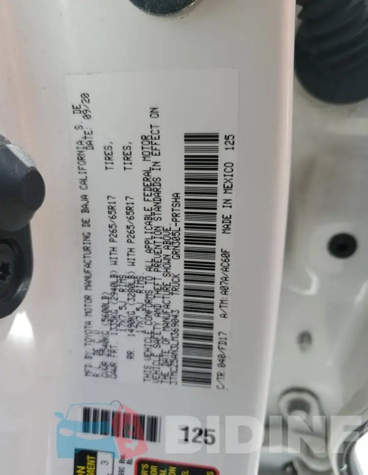 3TMCZ5AN3LM369043 Photo# 13