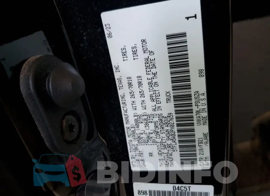 5TFLA5AB2PX027659 Photo# 12