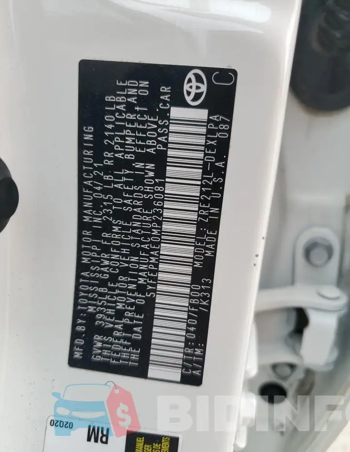5YFEPMAE0MP236081 Photo# 12
