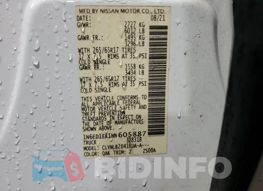 1N6ED1EK1NN605887 Photo# 13