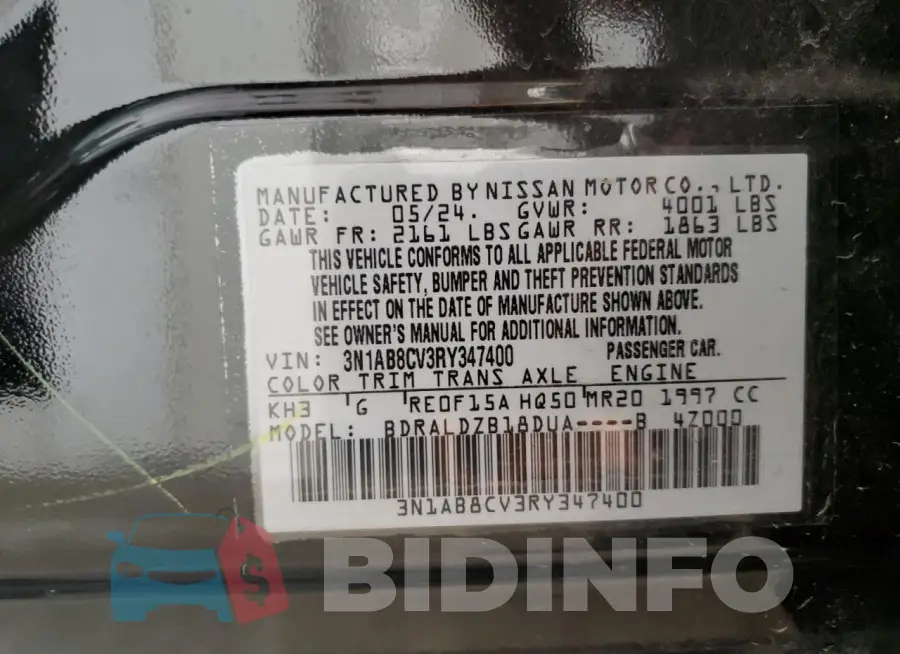 3N1AB8CV3RY347400 Photo# 12