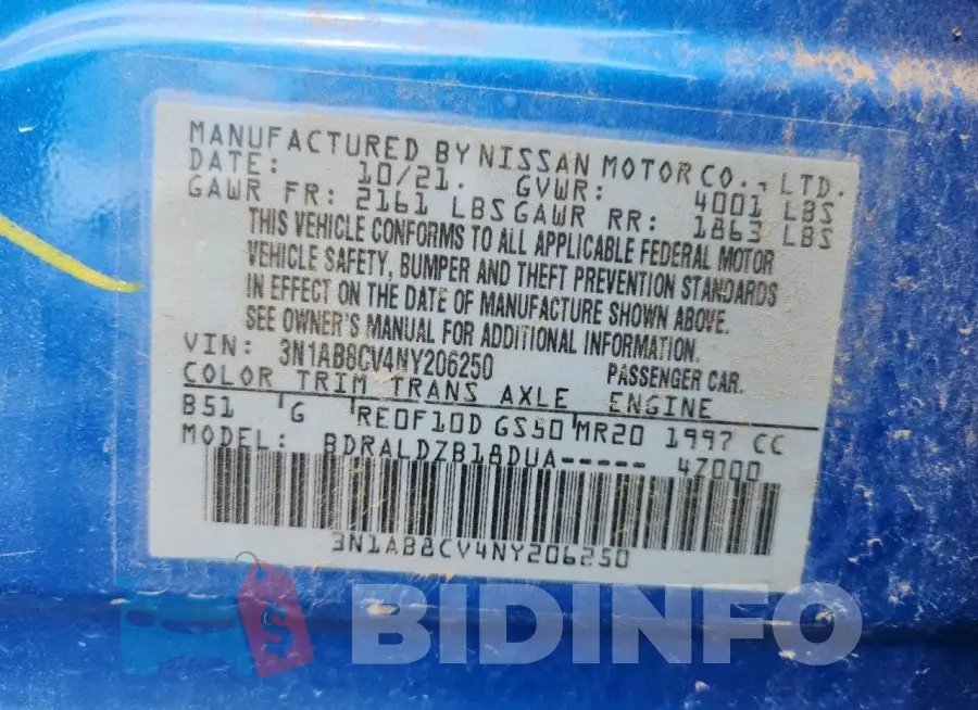 3N1AB8CV4NY206250 Photo# 12