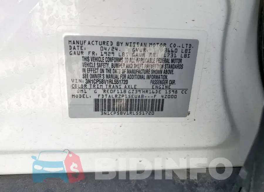 3N1CP5BV1RL551720 Photo# 13