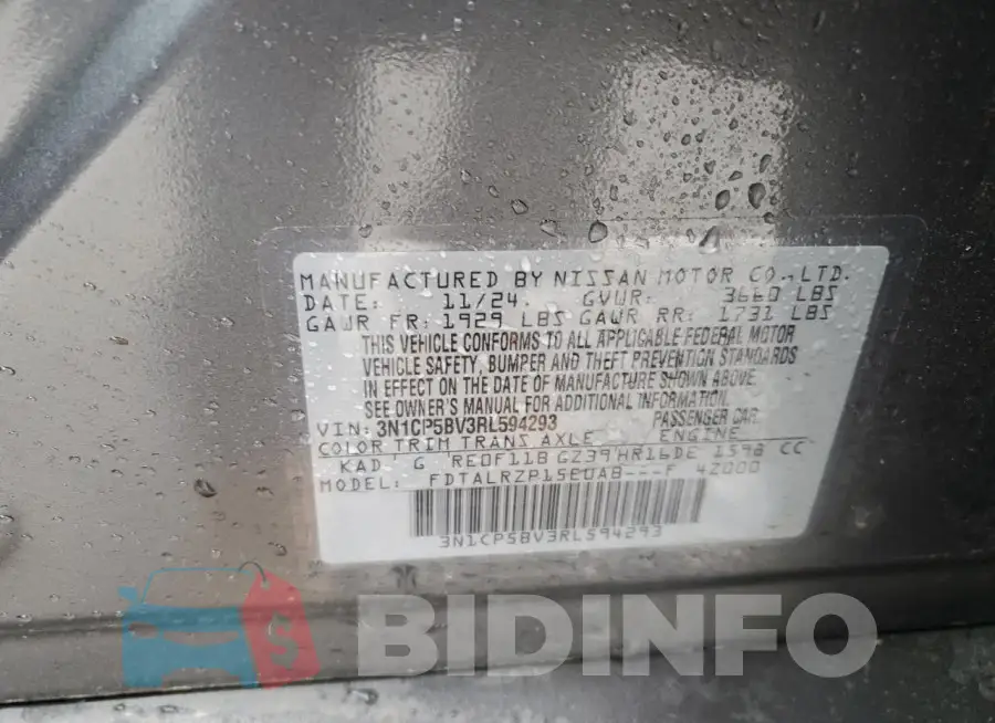 3N1CP5BV3RL594293 Photo# 13