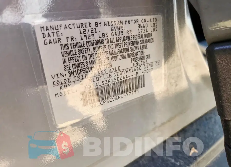 3N1CP5CV8NL477799 Photo# 13