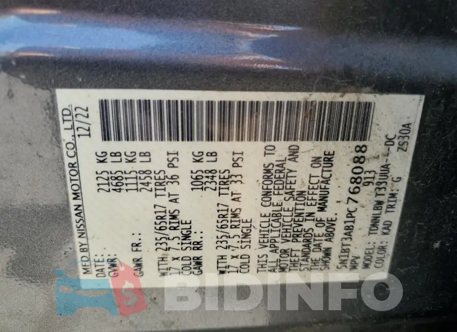 5N1BT3AB1PC768088 Photo# 12