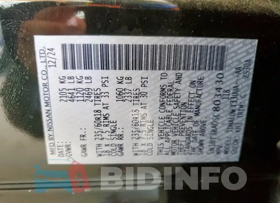 5N1BT3BA0SC803430 Photo# 14