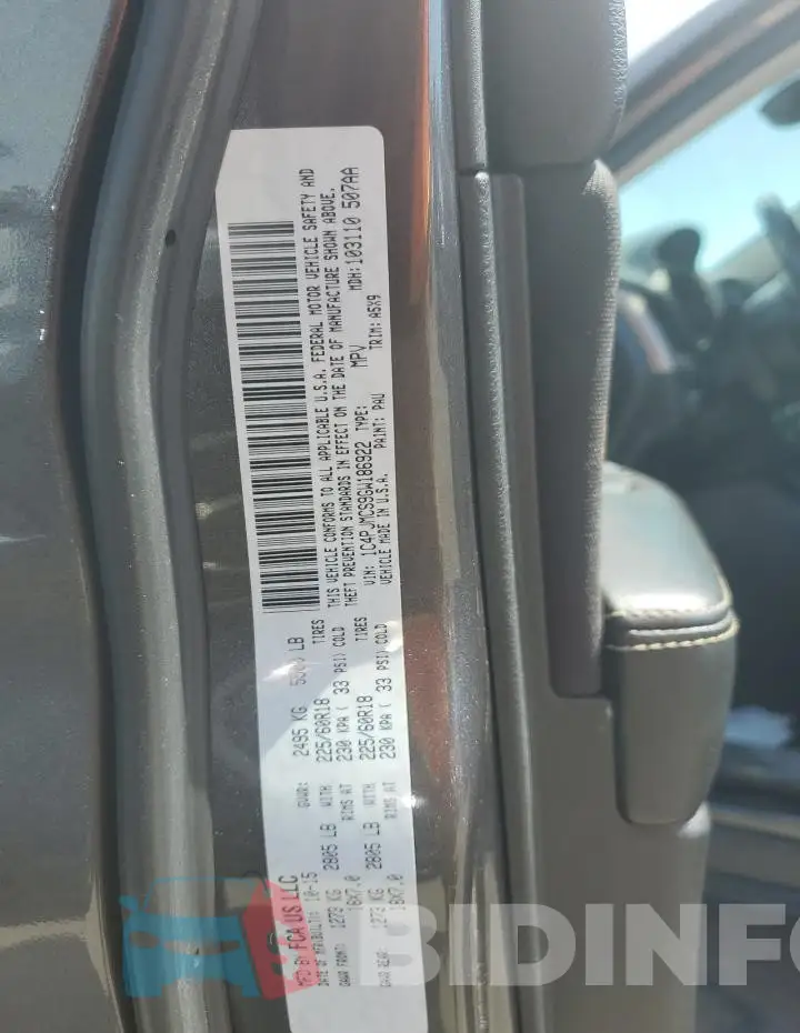 1C4PJMCS9GW186922 Photo# 12