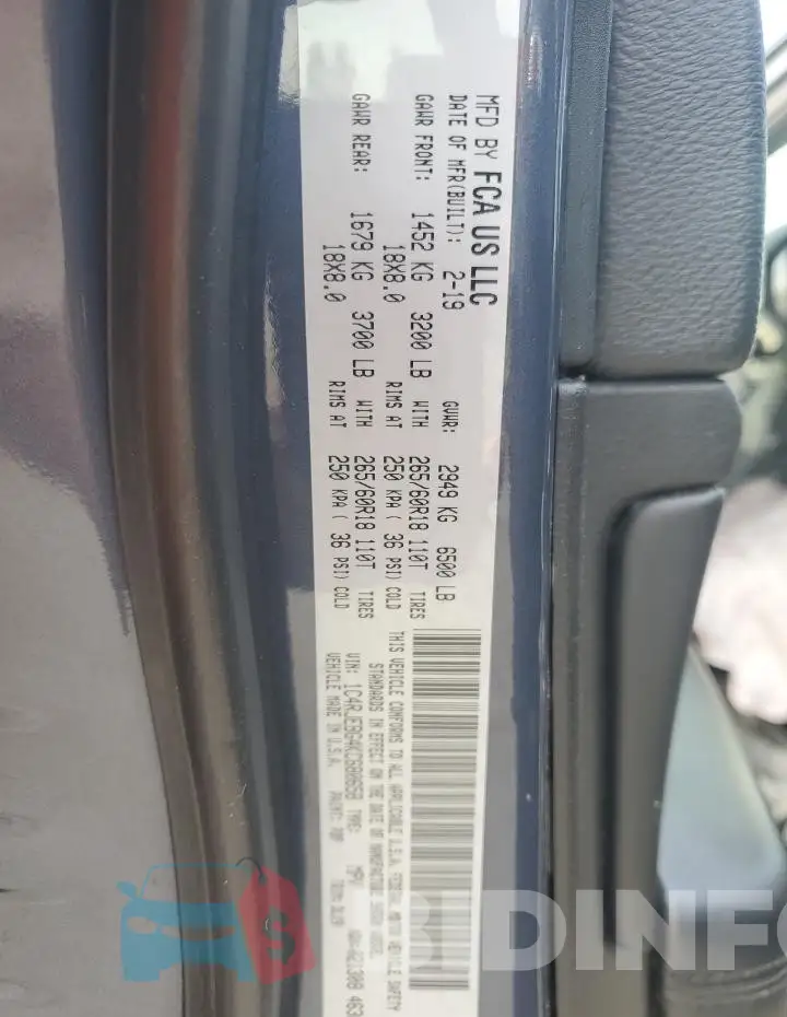 1C4RJEBG4KC680658 Photo# 13