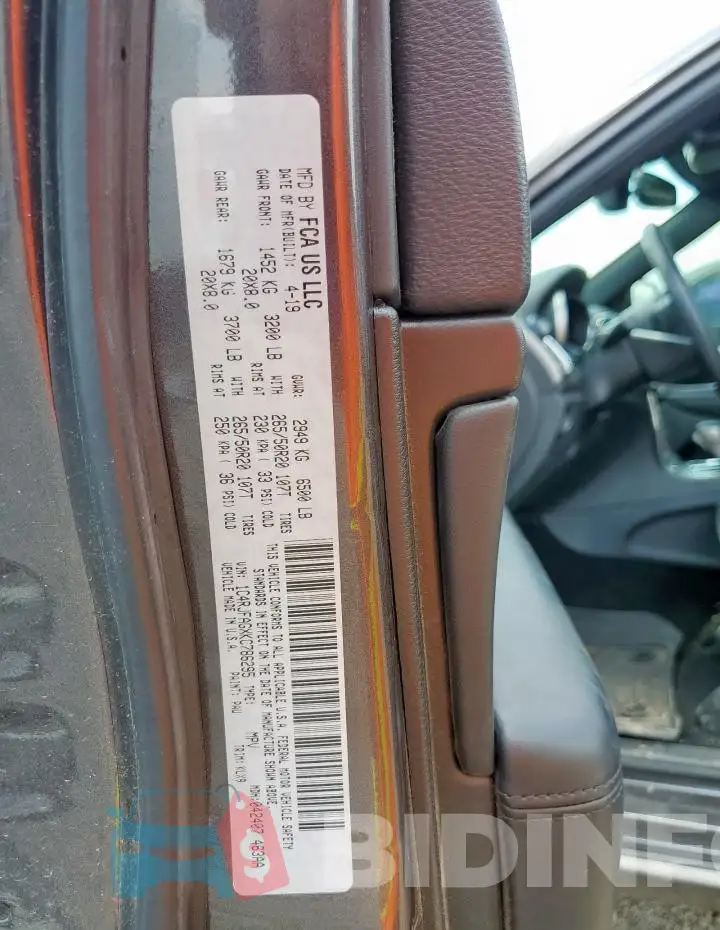 1C4RJFAGXKC786295 Photo# 13