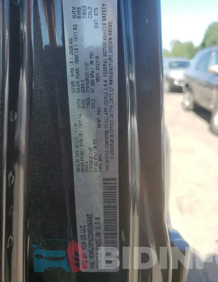 1C4RJXP62SW536682 Photo# 13