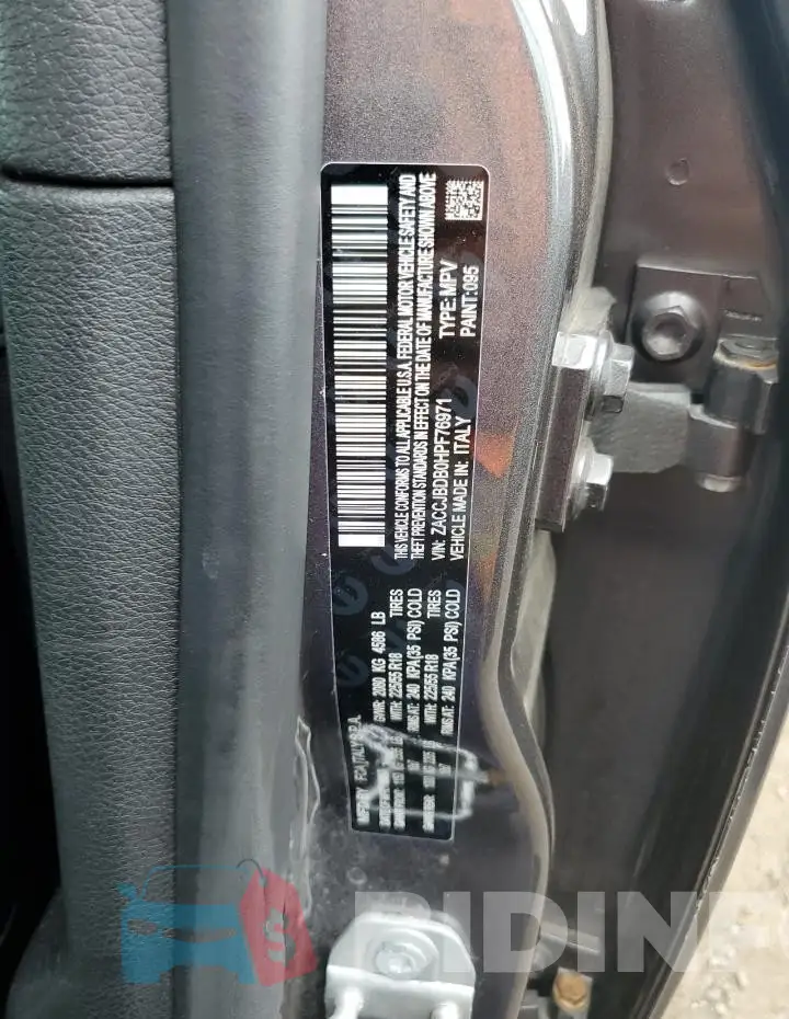 ZACCJBDB0HPF76971 Photo# 12