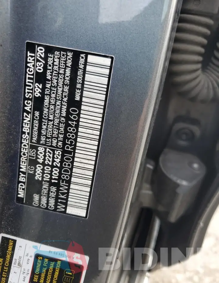 W1KWF8DB0LR588460 Photo# 13