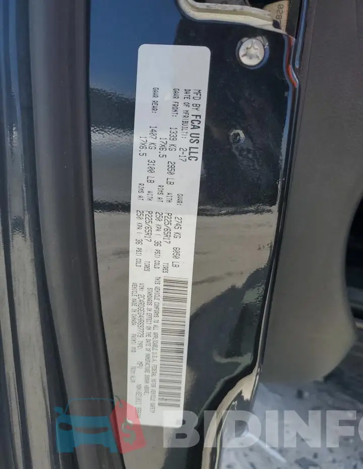 2C4RDGEG4HR697779 Photo# 13