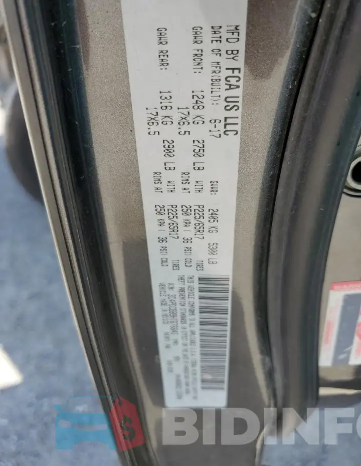 3C4PDCBB9HT676643 Photo# 14