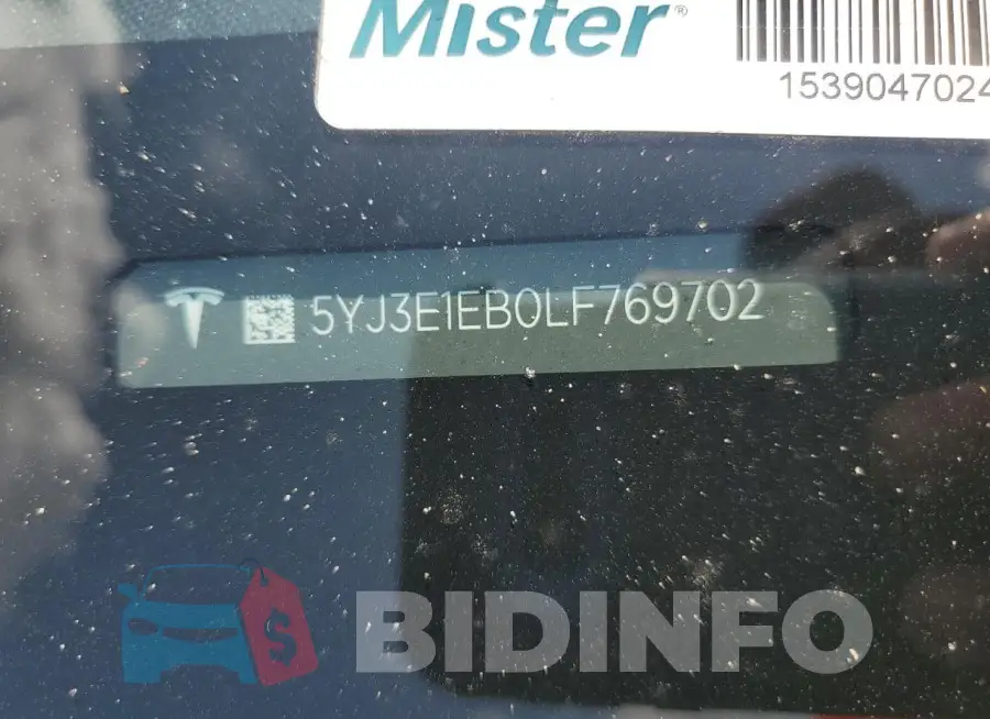 5YJ3E1EB0LF769702 Photo# 12