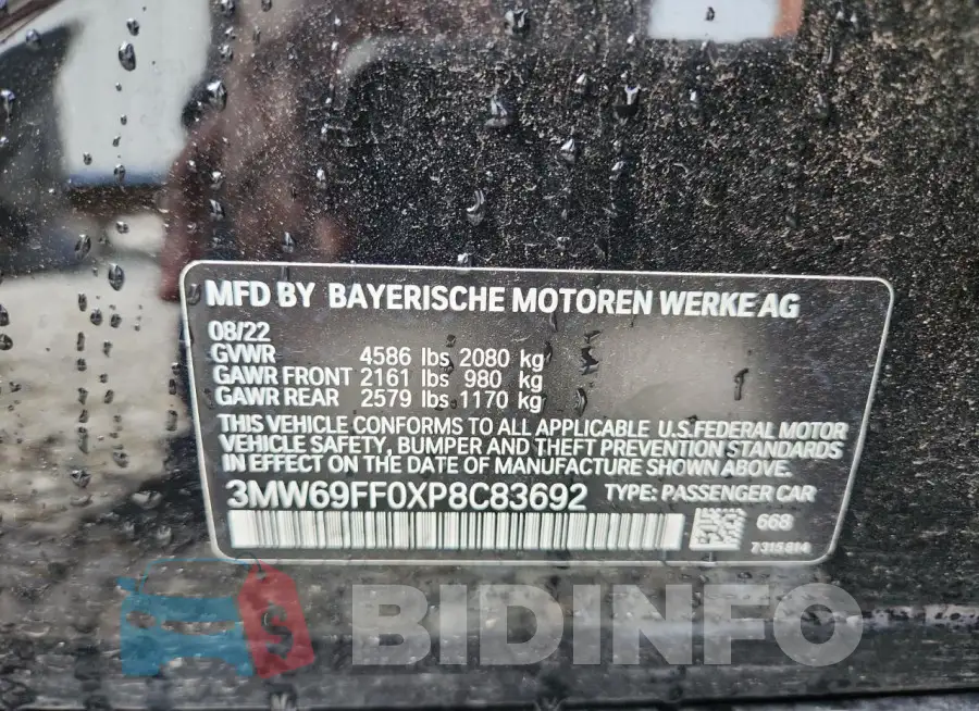 3MW69FF0XP8C83692 Photo# 13