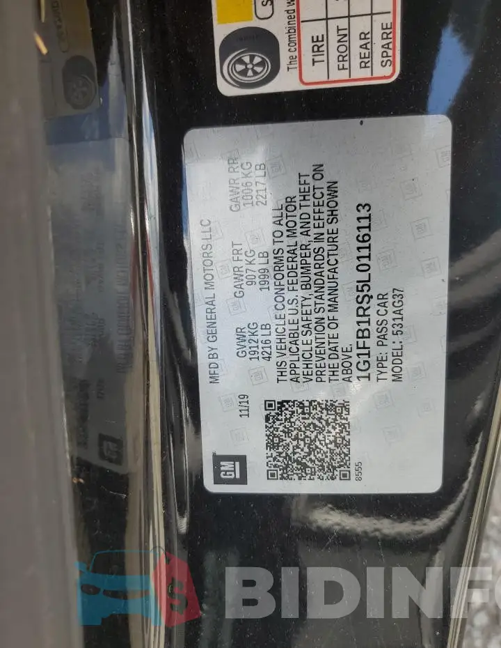 1G1FB1RS5L0116113 Photo# 13
