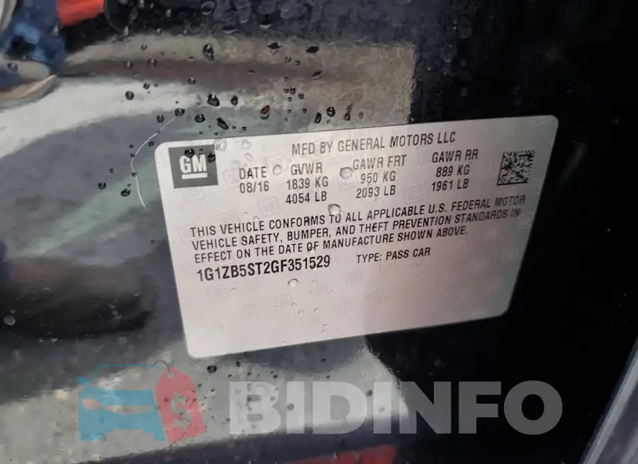 1G1ZB5ST2GF351529 Photo# 12