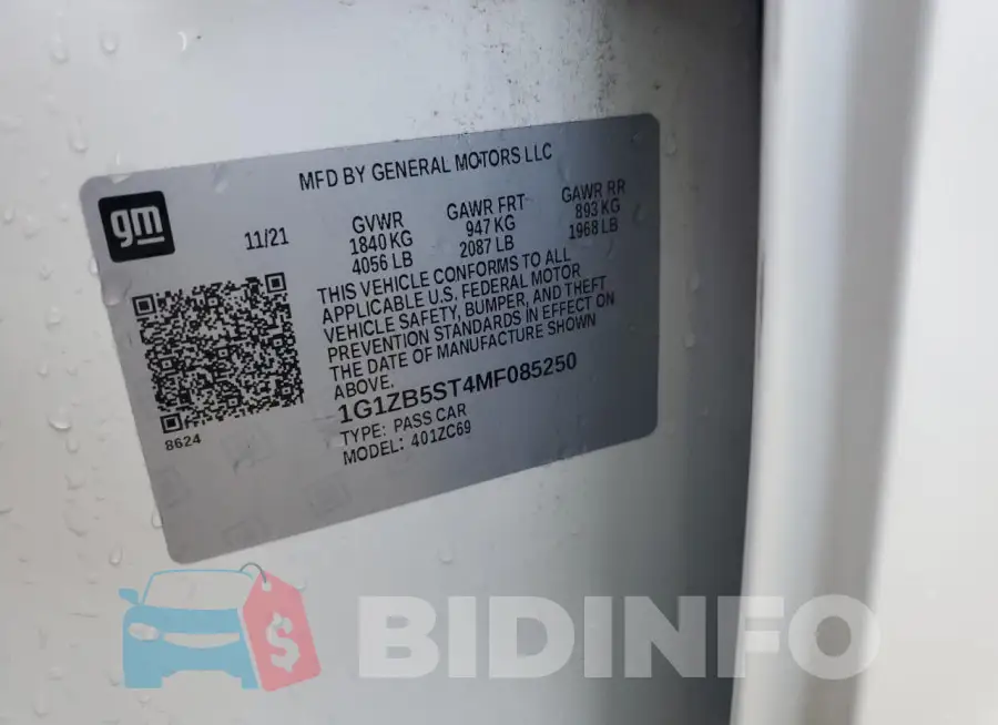 1G1ZB5ST4MF085250 Photo# 12