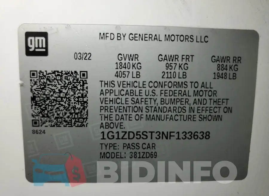 1G1ZD5ST3NF133638 Photo# 12