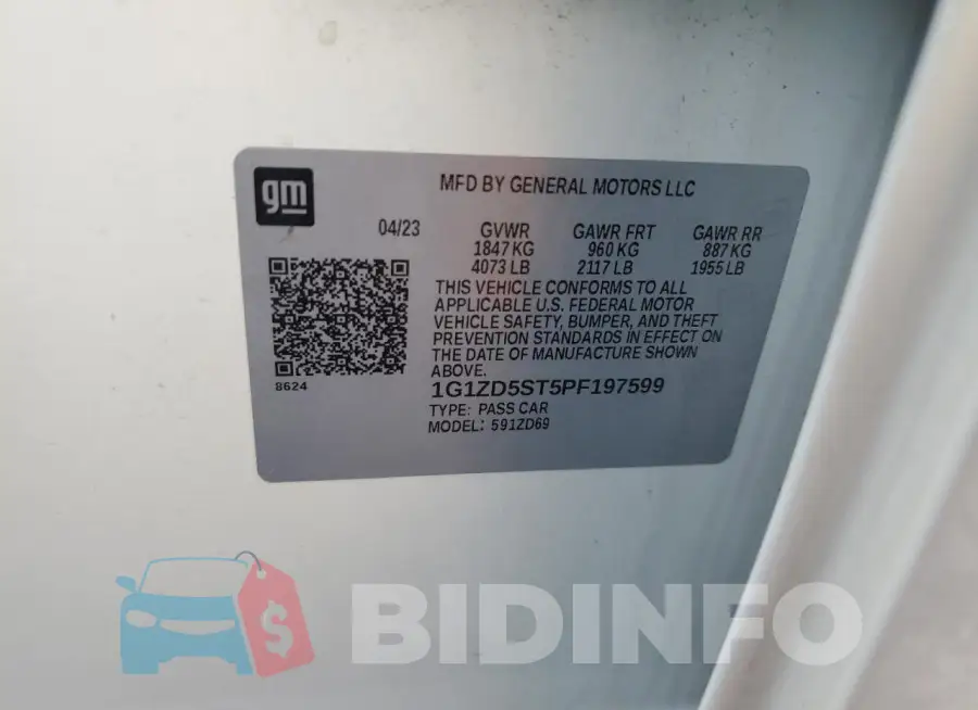 1G1ZD5ST5PF197599 Photo# 13