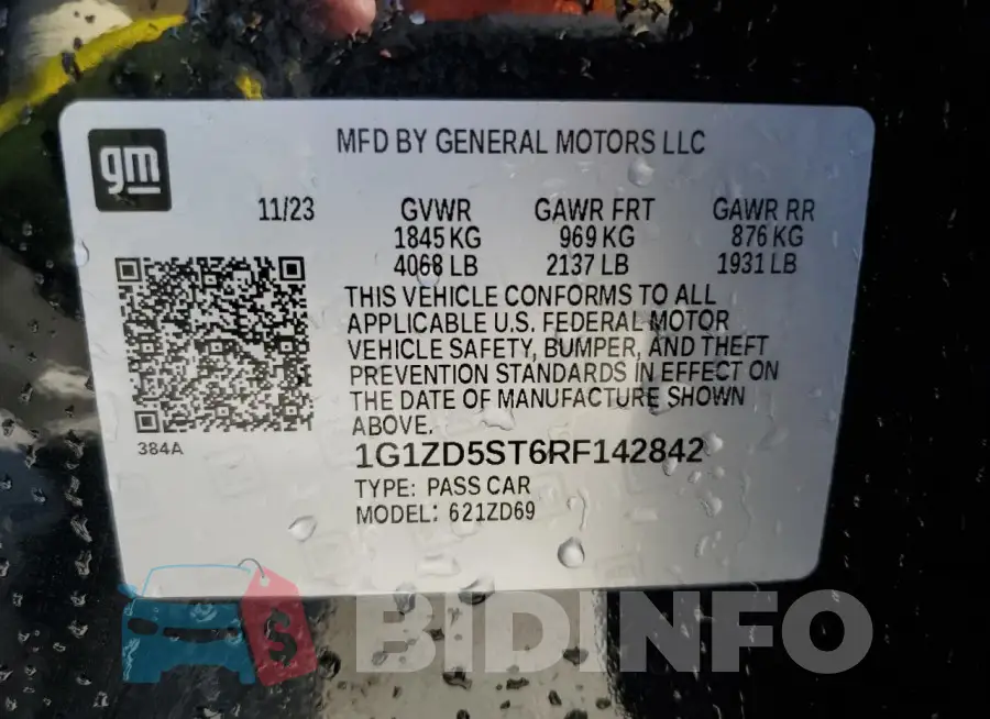 1G1ZD5ST6RF142842 Photo# 13