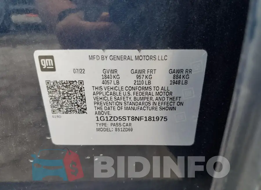 1G1ZD5ST8NF181975 Photo# 12