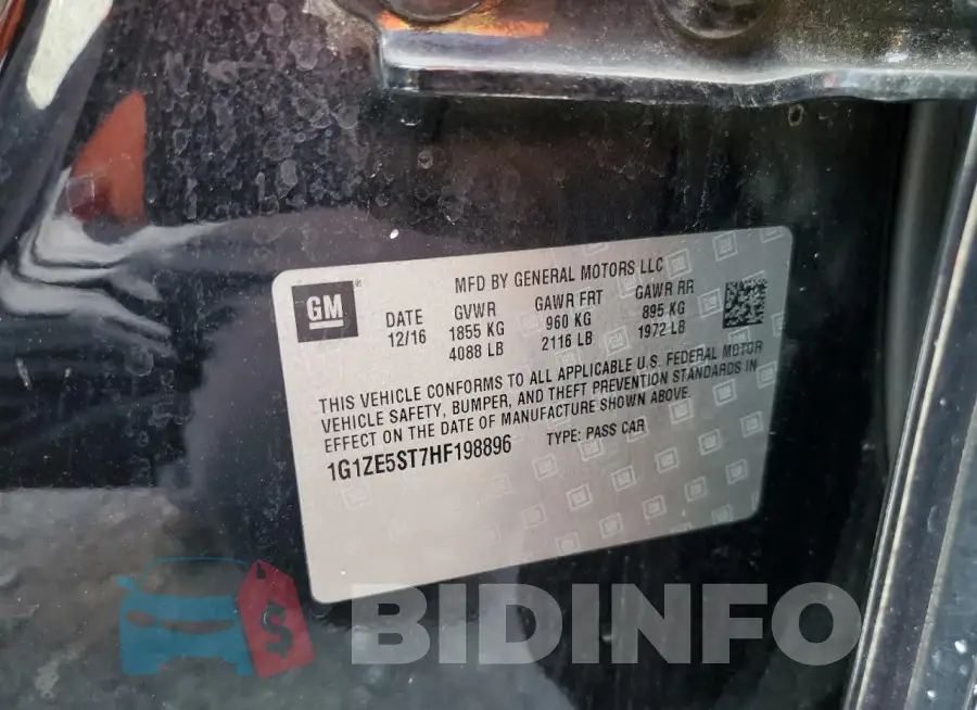 1G1ZE5ST7HF198896 Photo# 12