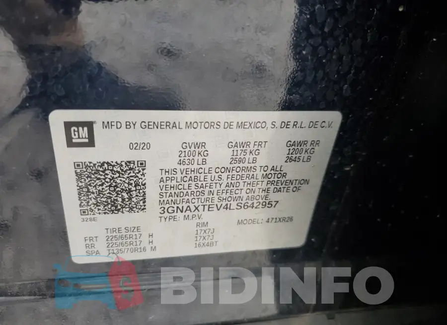3GNAXTEV4LS642957 Photo# 13
