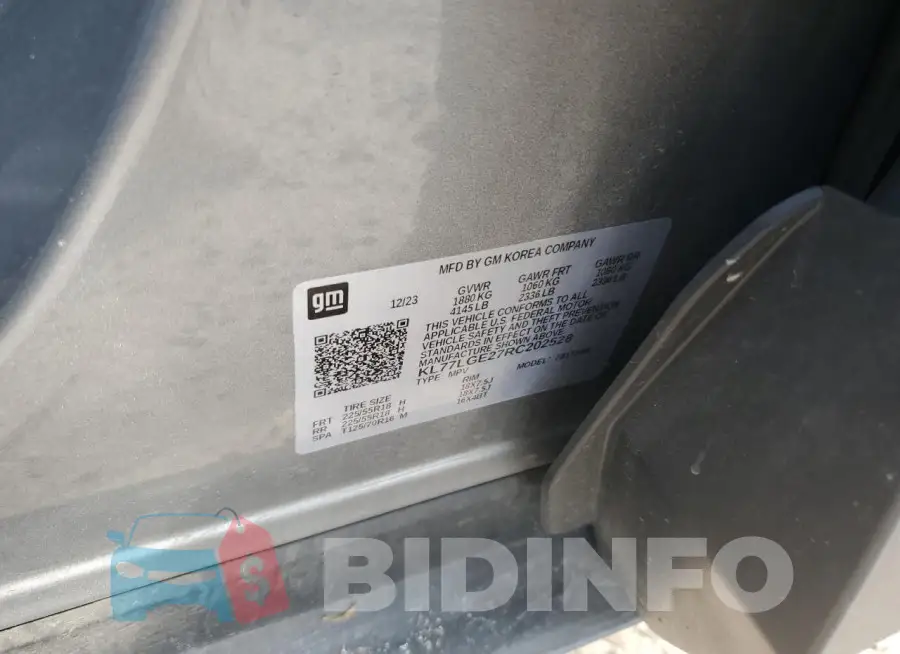 KL77LGE27RC202528 Photo# 12