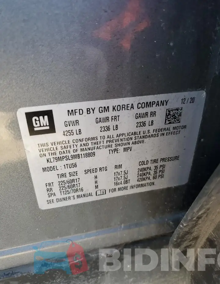 KL79MPSL9MB118809 Photo# 13