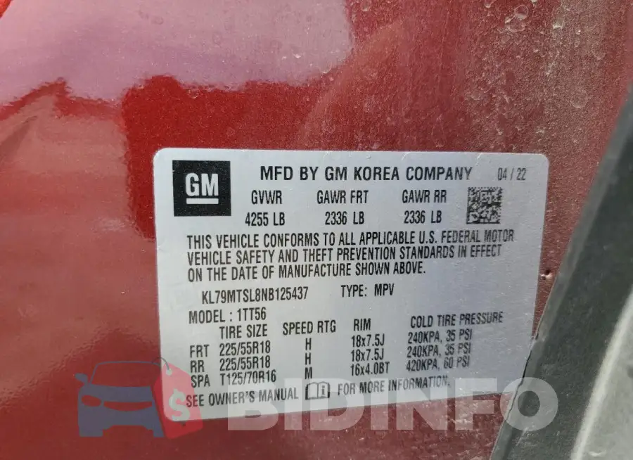 KL79MTSL8NB125437 Photo# 12