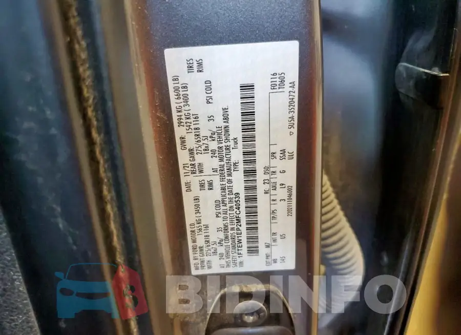 1FTEW1EP2MFC40539 Photo# 12