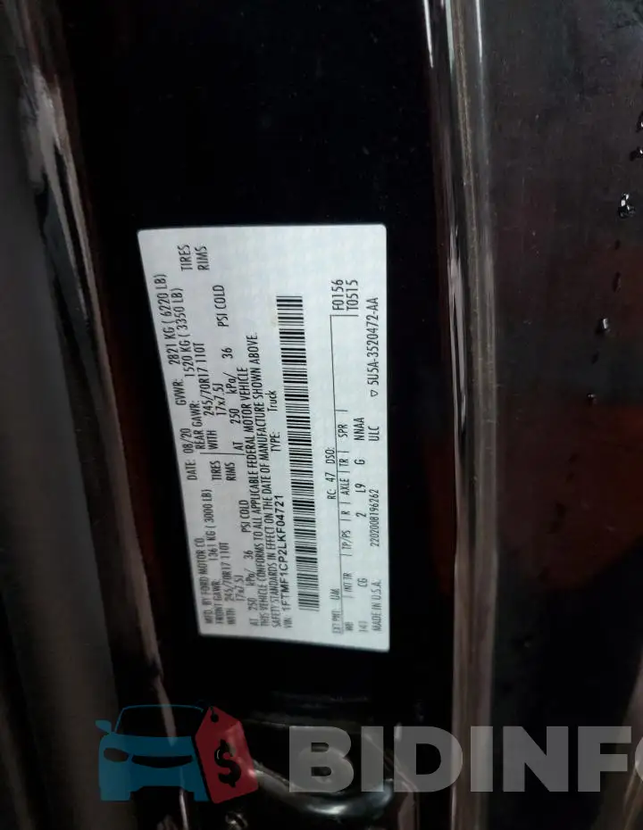 1FTMF1CP2LKF04721 Photo# 12