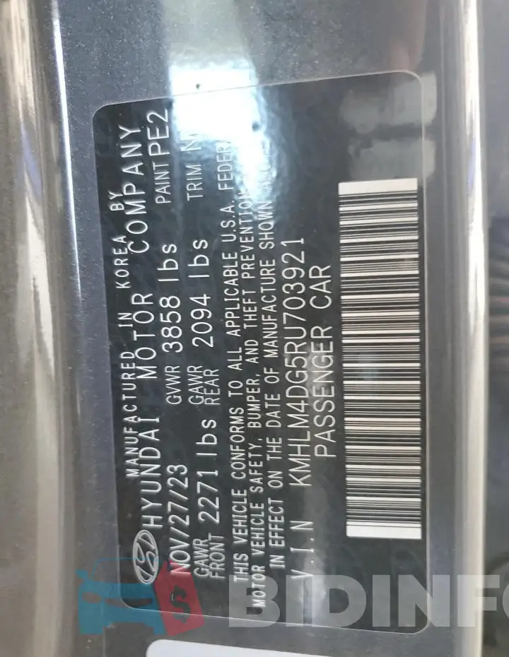 KMHLM4DG5RU703921 Photo# 12