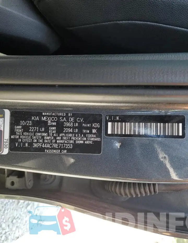 3KPF44AC7RE717353 Photo# 13
