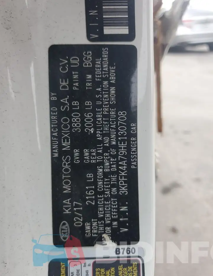 3KPFK4A79HE130708 Photo# 13