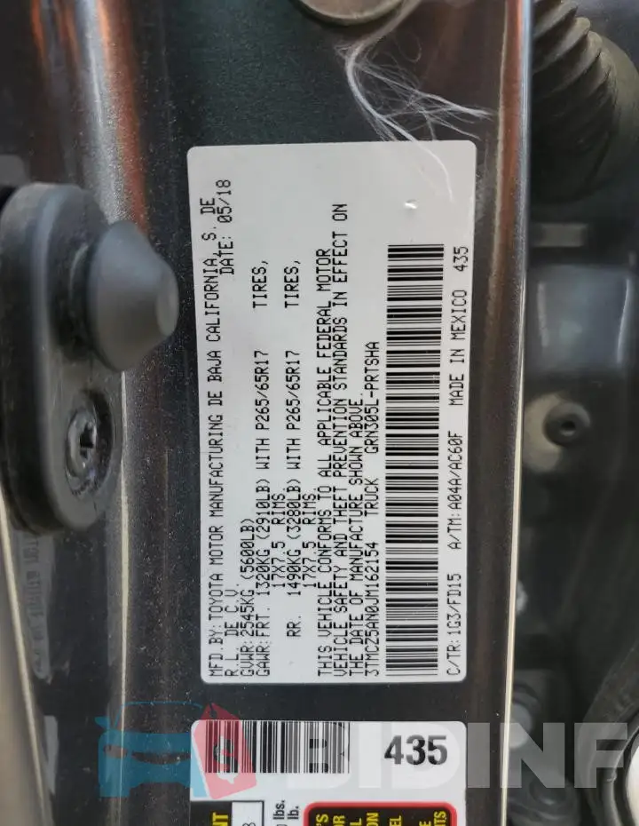 3TMCZ5AN0JM162154 Photo# 12
