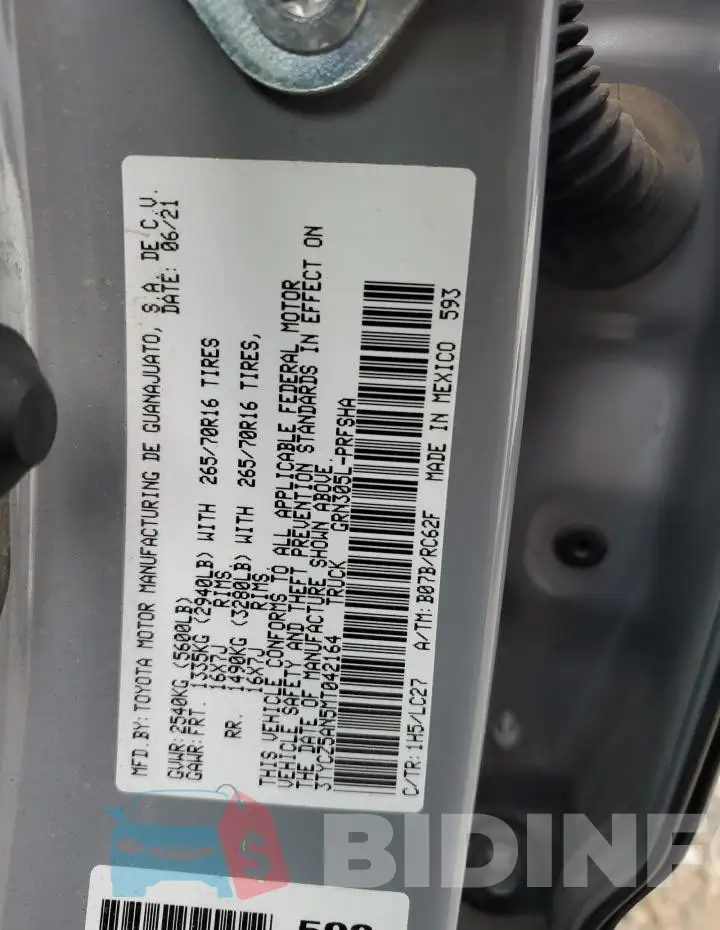 3TYCZ5AN5MT042164 Photo# 12