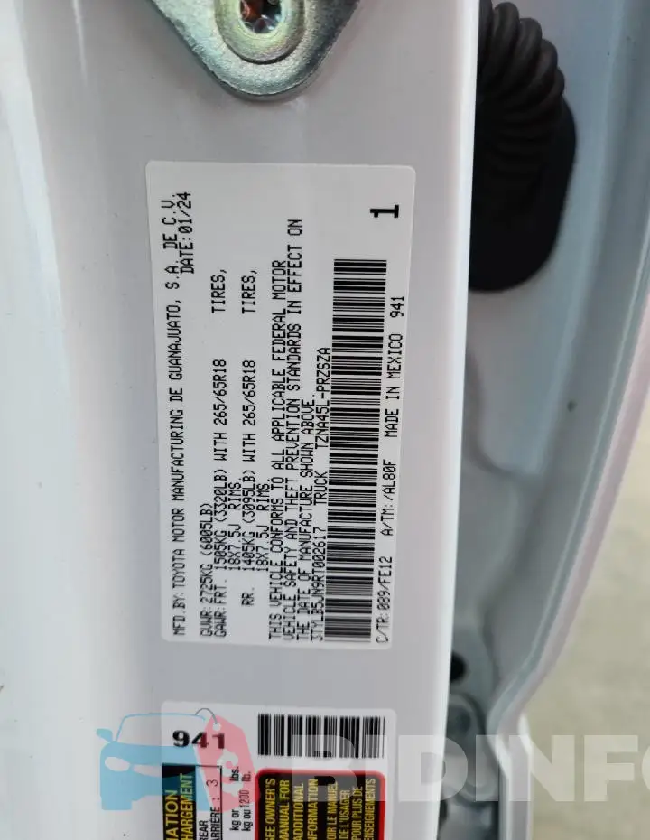 3TYLB5JN9RT002617 Photo# 12