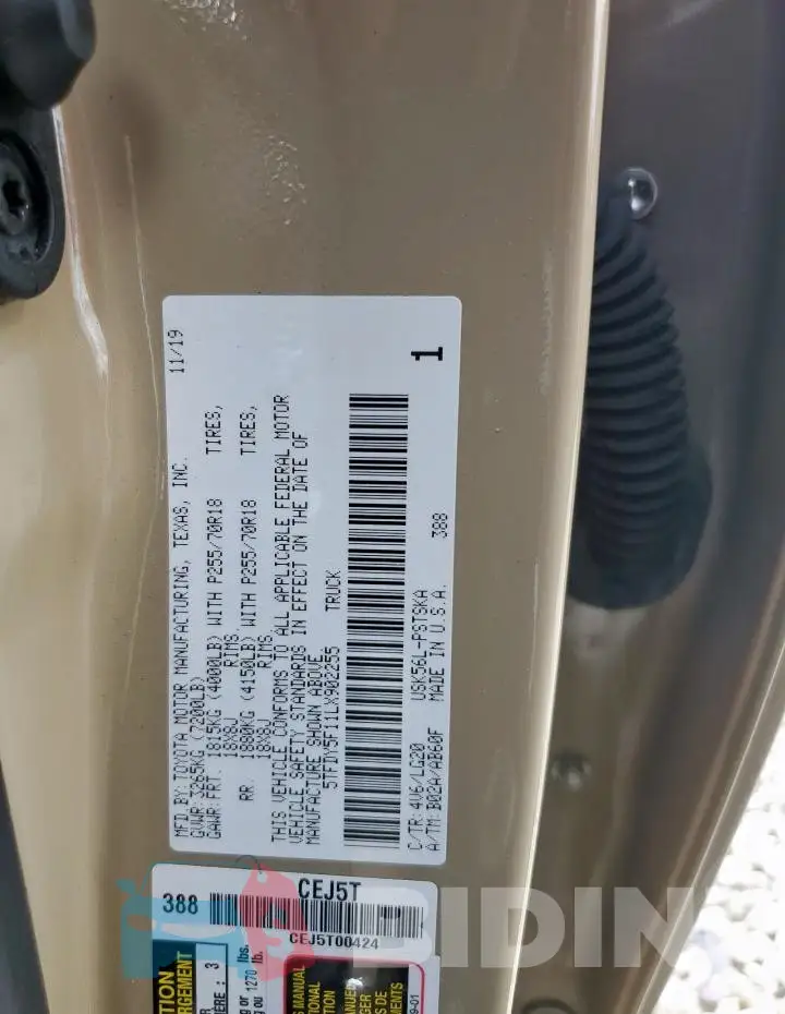 5TFDY5F11LX902255 Photo# 12